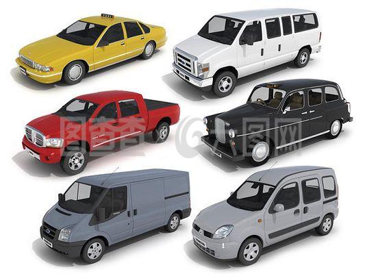 6款汽車(chē)3D模型